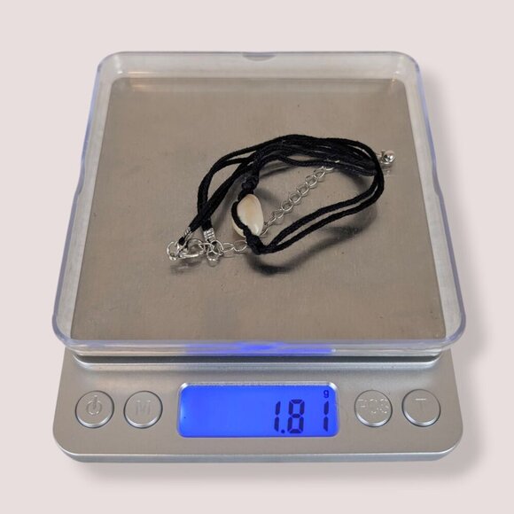 (2/$20) Casual Black Cord Shell Choker Necklace - Picture 5 of 5